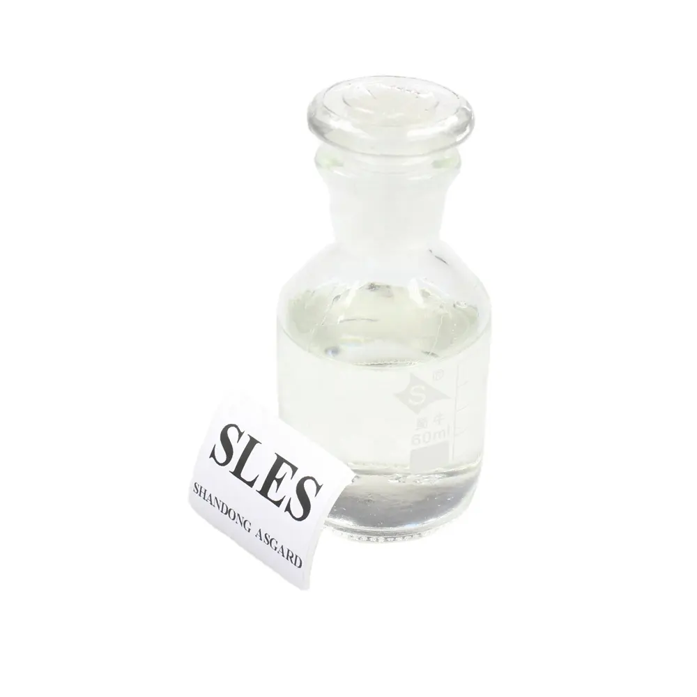 Şampuan tabanı 170kg/davul deterjan hammadde sodyum Lauryl eter sülfat 70% SLES 70% sıvı sabun yapmak için