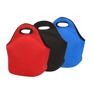 Custom Logo Neoprene Cooler Bag Waterproof Insulated <b>Lunch</b> Bag with Zipper for Travel Picnic and Outdoor Activities - Product Image 4