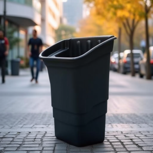 Cubo per Rifiuti in PP Nero 30,3 L - Product Image 3