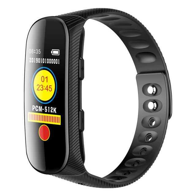S6 Students Special Walkman Recording Pen HD Noise Reduction One Button WAV Multi-function Watch Bracelet OLED Screen USB 2.0