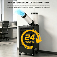 Climatiseur mobile industriel électrique portable à refroidissement rapide 2KW 19000BTU, fabriqué en Chine