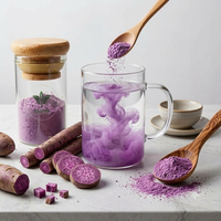 Esurey Supply : Poudre d'Ube de Qualité Alimentaire, Poudre Pure de Racine d'Igname Violette, Personnalisation OEM pour Boissons et Pâtisseries