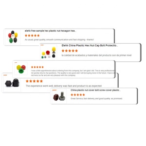 Elehk - Tapas Protectoras de Plástico <span class=keywords><strong>para</strong></span> Pernos y Tuercas, Cabeza Hexagonal, Protección Externa, M4-M70 - Product Image 5