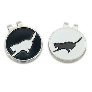 Venta al por mayor <span class=keywords><strong>de</strong></span> metal esmalte suave magnético sombrero clip titular hecho a mano decorativo deportes regalos Conjunto personalizado pelota <span class=keywords><strong>de</strong></span> golf marcador sombrero clip - Product Image 4