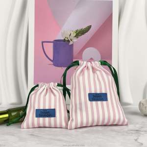 Vente en gros de sacs à cordon en coton 100% 6 x 8, sacs à cordon - Product Image 4