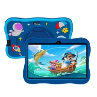 Tablette pour enfants de 7 pouces, écran IPS Android MTK, contrôle parental IWAWA, design résistant aux chutes, écran tactile intelligent compatible avec stylet