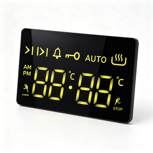 Oem Custom Steam Oven Control Panel Membrane <b>Switch</b> Sticker Display Window Auto <b>Timer</b> Temp Fan Stop Pvc Pet Adhesive - Product Image 1
