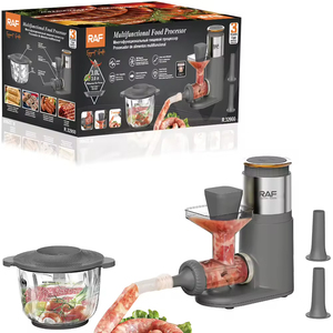Hachoir à viande 2 en 1, robot culinaire multifonctionnel, grande capacité de 3 L pour la préparation des aliments à domicile, avec un design vertical compact - Product Image 5