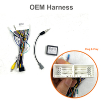 Grosir OEM Canbus elektronik mobil Android harnes Stereo mobil adaptor kabel listrik Plug-and-Play harnes Audio mobil