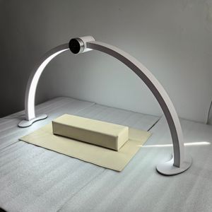 Lámpara de <span class=keywords><strong>Media</strong></span> <span class=keywords><strong>Luna</strong></span> de Nuevo Diseño para Mesa de Manicura, 180 Grados, con Pantalla Táctil, Luz LED de <span class=keywords><strong>Media</strong></span> <span class=keywords><strong>Luna</strong></span> - Product Image 5