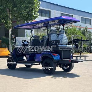 Voiturette de golf électrique homologuée pour la route, 2/4/6 places, certifiée CE, batterie lithium 72V pour le marché européen et l'utilisation en golf - Product Image 6