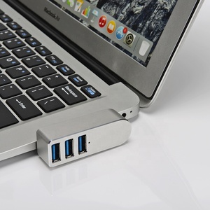 3 Cảng Nhôm <span class=keywords><strong>Mini</strong></span> Usb 3.0 180 Bằng Xoay <span class=keywords><strong>Hub</strong></span> - Product Image 6