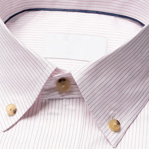 Camisa Oxford para Hombre, 100% Algodón, a Rayas, Manga Larga, Cierre de Botones, Corte Entallado con Bolsillo, Estilo Casual Elegante para Otoño, Fabricante Personalizado - Product Image 3