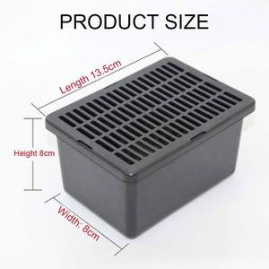 Petit aquarium moderne en plastique durable pour poissons rouges et tortues, design respirant, transparent, capacité de 1L, utilisation intérieure/extérieure - Product Image 2