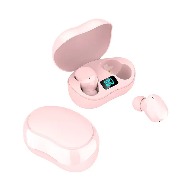 Cute Earphones Super Bass Stereo Wireless Waterproof Sports Earphones for Girls Small Bluetooth Earbuds Mini Portable Earbuds