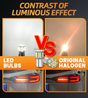 Nouvelles ampoules LED 1156 BA15S 9W Canbus sans erreur 12V 24V Plug and Play pour éclairage intérieur de voiture, feux de recul et clignotants