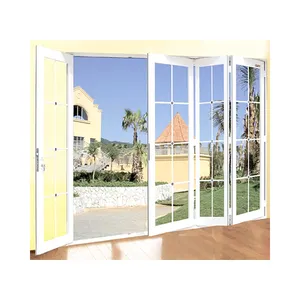 KDSBuilding изоляционная стеклянная патио Коммерческая перегородка Складная Дверь