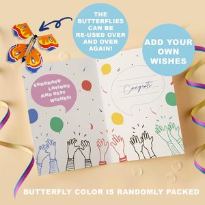 การ์ดกระดาษพับพิมพ์ลายตามสั่ง หลายแบบให้เลือก พร้อมซองอวยพรวันเกิด สำหรับบรรจุภัณฑ์และของขวัญ - Product Image 1