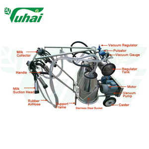 Máy vắt sữa cầm tay hoàn toàn tự động bền mới cho các trang trại bò sữa lớn thiết bị di động để vắt sữa bò - Product Image 2