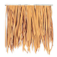 Tejas de Resina Sintética de PVC de Diseño Tradicional Moderno, Impermeables, Anti-UV, Resistentes al Fuego, Techo de Paja Sintética Duradero, Hierba Seca