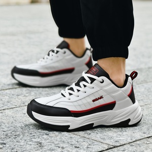 <span class=keywords><strong>รองเท้า</strong></span>ผู้ชายดีไซน์หรู รุ่น Energy Afterburn 50081EW วัสดุสังเคราะห์ ยืดหยุ่นได้ สีขาว/กรมท่า ไซส์ 31 ทรงกว้างพิเศษ - Product Image 4