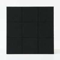 Panneau acoustique rainuré en fibre de polyester, panneau mural insonorisant pour cinéma maison, studio et bureau