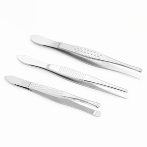 Pinzas Médicas <span class=keywords><strong>para</strong></span> Pestañas de Acero Inoxidable con Punta Redonda/Cuadrada de 7.5cm/7.8cm/9cm <span class=keywords><strong>para</strong></span> Uso Hospitalario y en Escuelas de Medicina - Product Image 3
