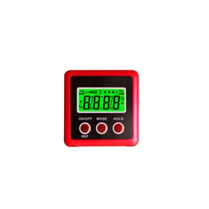 Mini cubo portátil con pantalla LCD de retroiluminación, medidor de ángulo electrónico, nivel Digital, transportador de Base magnética, IP54, 58mm/2,3 pulgadas