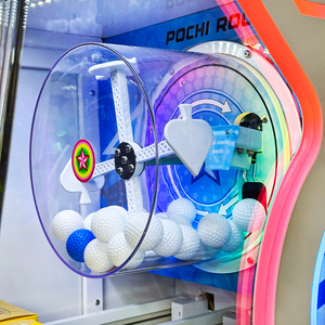 Macchina da gioco arcade salvaspazio Pochi Rock <span class=keywords><strong>Lucky</strong></span> Ball, distributore automatico di premi sottile per cinema e ingressi di negozi - Product Image 5