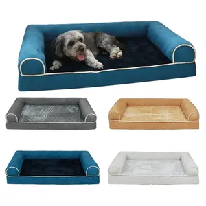 Pet bed Luxury Couch Orthopedic Waterproof Washable Dog Bed