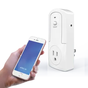 Plug Thermostat US/UK/EU Plug In Type Thermostat Wifi Socket With Temperature And Humidity Sensor