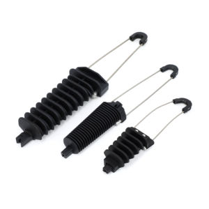 Fibra Óptica Dead End Tensão Clamp Anchor Clamp Wedge Tipo Suspensão Clamp para ADSS Cabo pa 300 PA500 Pa1500 Pa2000 Pa3000 - Product Image 1