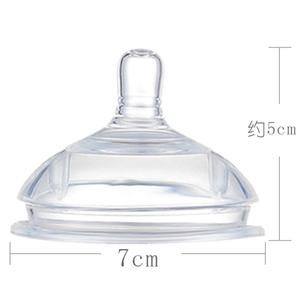 Commercio all'ingrosso monouso in Silicone liquido senza BPA per bambini con capezzolo Standard per il collo di alimentazione del bambino succhietto con lungo in Silicone - Product Image 5