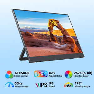 Monitor Portátil para Juegos de 17.3 Pulgadas, 60Hz/144Hz, FHD, Tipo-C, con Soporte Integrado, HDR, Altavoces Duales, Monitor Externo para Laptop, <span class=keywords><strong>PS5</strong></span>, Switch - Product Image 4