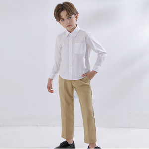<span class=keywords><strong>Pantalon</strong></span> de costume uni pour enfants et adolescents, idéal pour l'école et les spectacles de piano, <span class=keywords><strong>pantalon</strong></span> formel pour garçons - Product Image 6