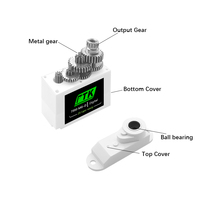 Servo numérique PTK 7350 MG-D 5,5g à engrenages métalliques pour DIY, compatible EPP F3P F3K F3L F5L, pour voiture RC et avion d'intérieur, unisexe, à partir de 14 ans