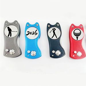 Herramienta <span class=keywords><strong>de</strong></span> golf plegable tipo navaja para reparar divots, herramienta <span class=keywords><strong>de</strong></span> reparación <span class=keywords><strong>de</strong></span> green <span class=keywords><strong>de</strong></span> metal duradero <span class=keywords><strong>con</strong></span> marcador <span class=keywords><strong>de</strong></span> bola magnético - Product Image 5