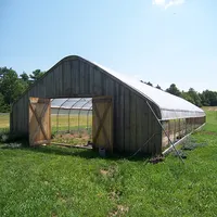 Bir tarım tarım komple sera büyümek çadır Arch şekil yüksek tünel yeşil ev bitkileri dikim/kreş
