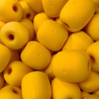 Flotteur de pêche en mousse EVA jaune vif, écologique, pour filet de pêche commercial, pour la pêche en bateau en mer