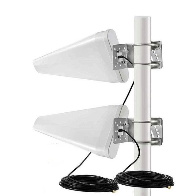 12dBi High Gain Long Range Outdoor Wifi Log Periodic Antenna 600-2700mhz LPDA Antenna Support 3g 4g LTE Network