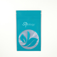 Sac Ziplock givré imprimé sur mesure à prix compétitif avec fenêtre transparente, étanchéité anti-humidité, en PE, épaisseur personnalisée pour plantes