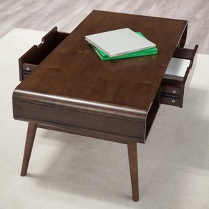 <strong>Mid</strong> <strong>Century</strong> Wooden <strong>Side</strong> Coffee <strong>Table</strong> Smart Coffee <strong>Table</strong> - Product Image 3