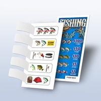 Boletos de Lotería Nevada con Ventana de 5 Opciones de Gano, Impresión de Datos Variables, Material de Cartón, Impresión CMYK