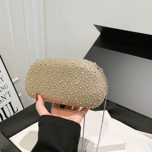 Bolso de Noche de Material PU Estilo Europeo y Americano para Damas. Con decoración de cadena. Se Puede Llevar al Hombro.6219 - Product Image 4
