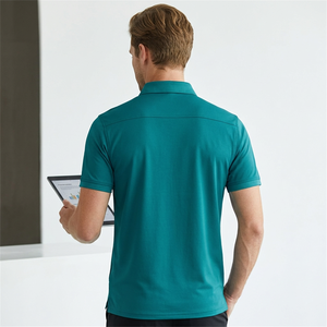 Camiseta de Golf de Buena Calidad, Transpirable, Personalizada, de 180 Gramos, Antiarrugas, de Punto, Bordada, de Secado Rápido, Lisa, 100% Algodón, Unisex - Product Image 2
