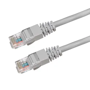 90องศา Rj45ขยายสายเคเบิลเครือข่ายอีเธอร์เน็ต26Awg Utp Ftp สายแพทช์ Cat 6สาย