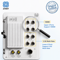 Cisco Switch Catalyst IE-3400H-8T-E Heavy Duty IP67 Switch 8x 1G M12 X-Coded Ports Wall Mount Fanless Network Essentials License.