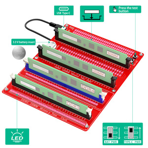 Probador de Memoria 3 en 1 para DDR3/4/5 RDIMM/UDIMM para Computadora de Escritorio, Tarjeta de Prueba de Memoria DDR3/<span class=keywords><strong>DDR4</strong></span>/DDR5 con Indicadores LED - Product Image 5