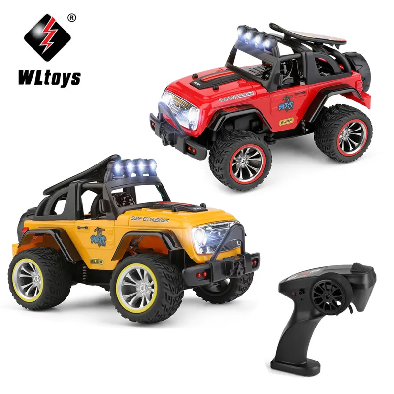 WLtoys 322221 Children's Remote Control Toy With Light 2.4G Mini RC Car 2WD Off-Road Vehicle Mechanical Truck For Kid Gift