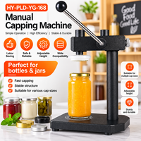 Machine de bouchage manuelle pour bouteilles en plastique, outil de scellage rapide à commande manuelle, bouchonneuse de bouteilles légère et portable